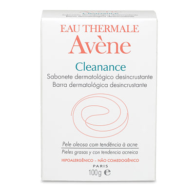 Avène Cleanance Pain/Savon 100 g – Jabón Limpiador para Piel Grasa y Propensa a Imperfecciones