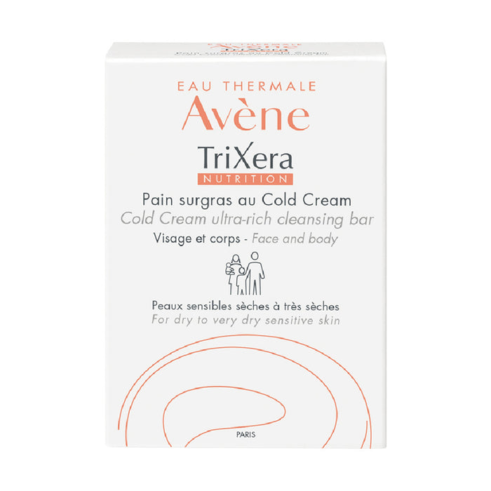 Limpiador Ultrasuave para Piel Seca y Sensible 100 g – Avène Trixera Nutrition Pan Surgras Cold Cream
