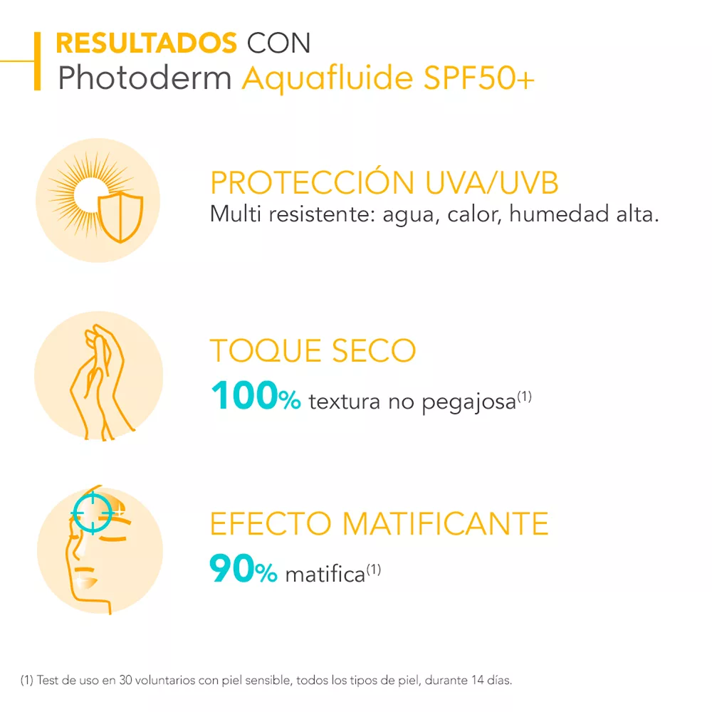 Bioderma Photoderm Aquafluide Claire SPF 50+ Agua Solar Ligera Tono Claro 40 ml
