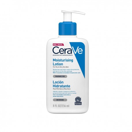 Cerave Daily Moisturizing Lotion Loción Hidratante Rostro y Cuerpo (236 ml)