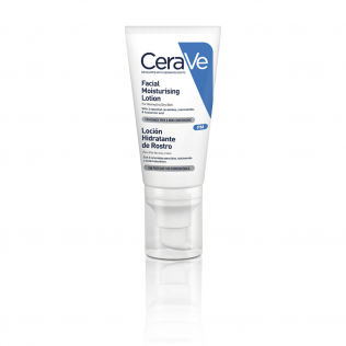 Loción facial nocturna hidratante para piel normal a grasa 52ml – CeraVe Facial Moisturizing Lotion PM