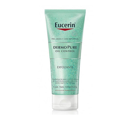 Exfoliante facial de limpieza profunda para piel grasa 100ml – Eucerin DermoPure