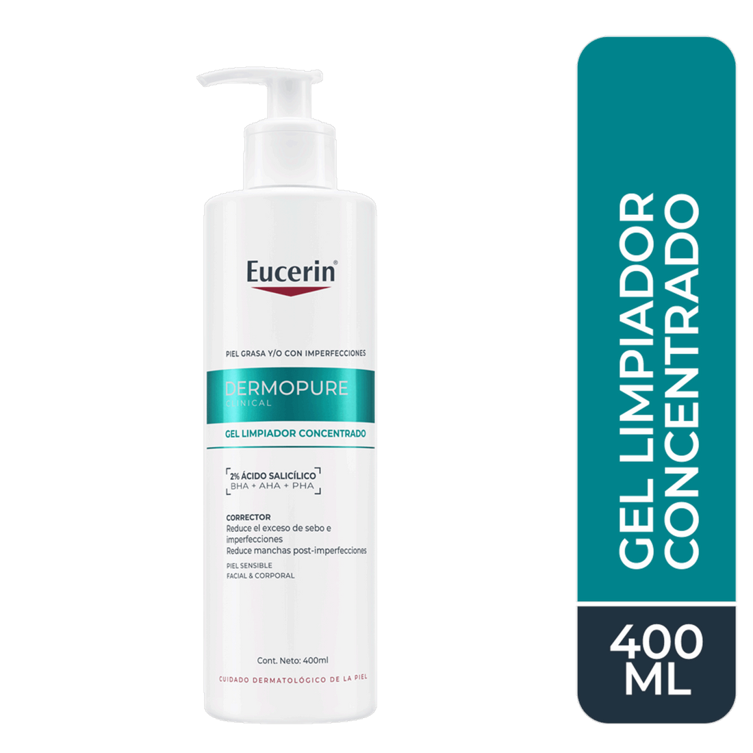 Eucerin DermoPure Clinical Gel Limpiador Concentrado (400ml)