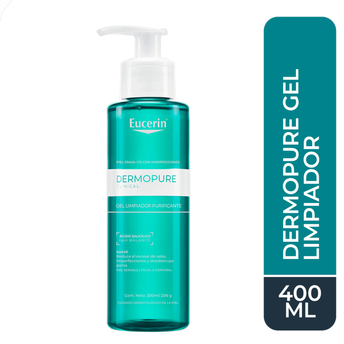Eucerin DermoPure Clinical Gel Limpiador Purificante (400ml)