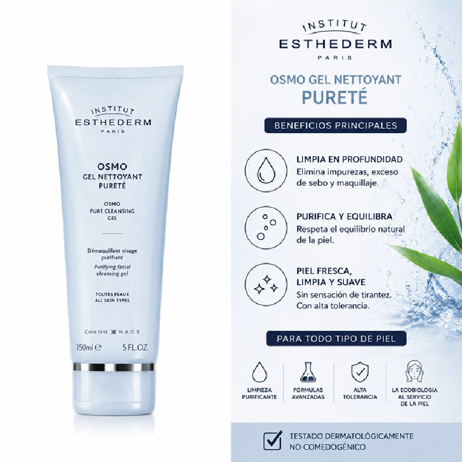 Institut Esthederm - OsmoClean Gel Nettoyant Pureté (150ml)