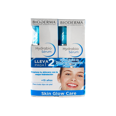 (Promo 2x1)  Hidratación Intensa y Luminosidad - Bioderma Hydrabio Sérum 40ml
