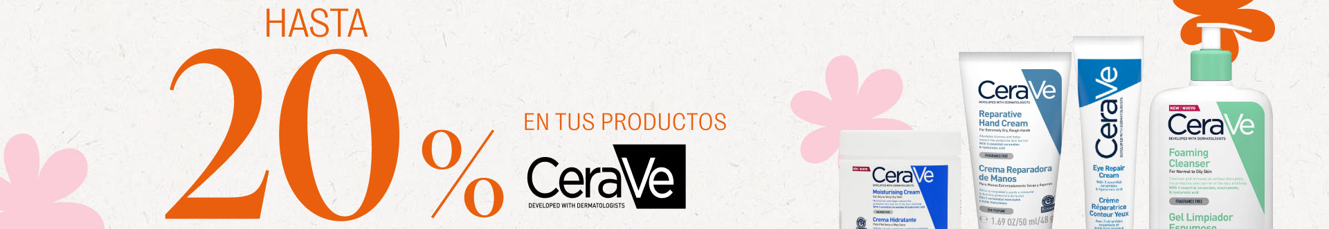 20% de descuento en cerave