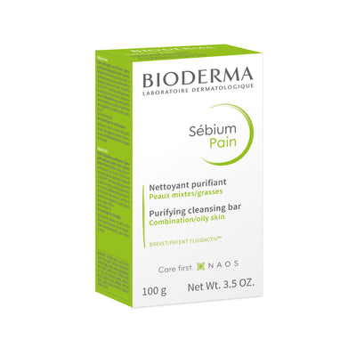 Barra de limpieza para piel mixta a grasa 100g – Bioderma Sébium Pain