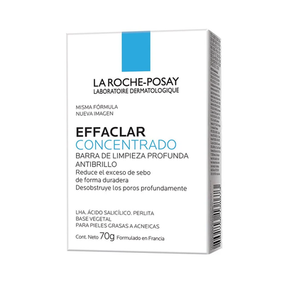 Jabón en barra para piel grasa con imperfecciones 100g – La Roche-Posay Effaclar Barra Concentrada