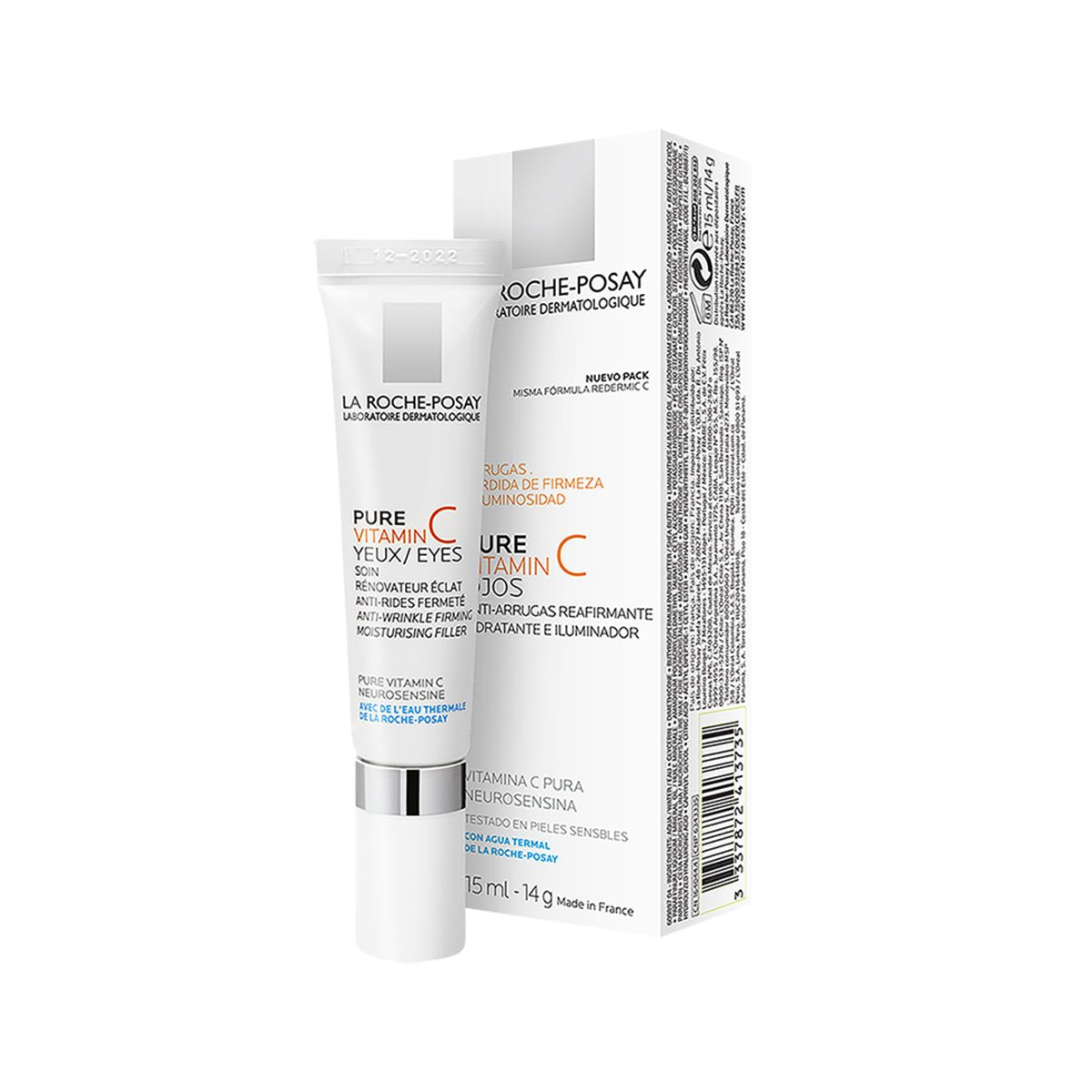 Contorno de ojos antioxidante e iluminador 15ml – La Roche-Posay Pure Vitamin C