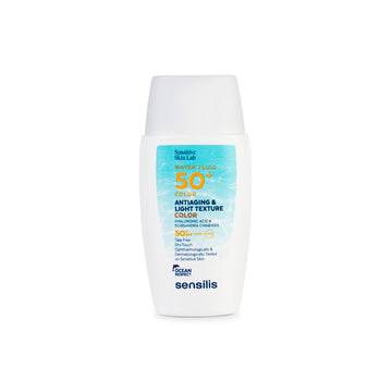 Protector solar facial con color SPF50 40ml – Sensilis Water Fluid