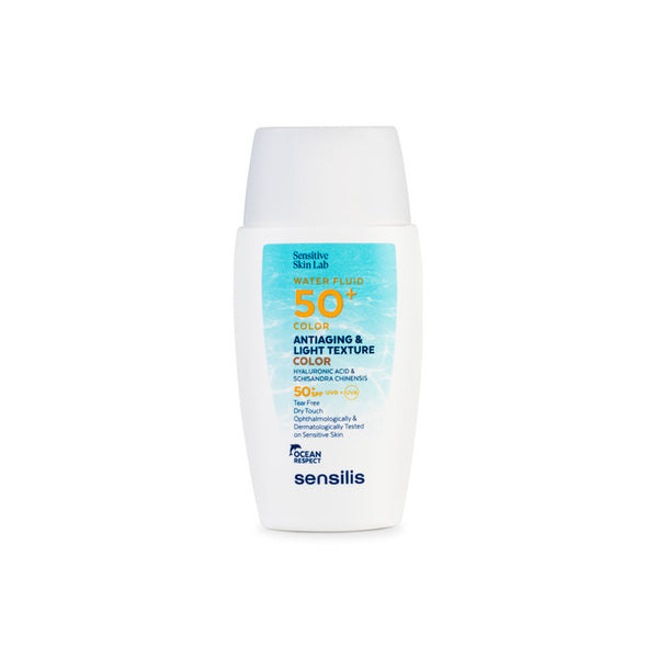Sensilis Water Fluid Protector Solar Facial Antiedad con Color SPF50 (40ml)
