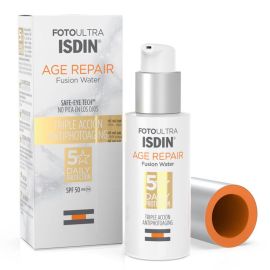 Isdin  FotoUltra Age Repair SPF50 50ml - Bloqueador solar facial con triple acción antiedad