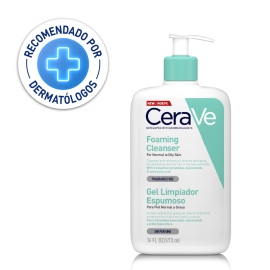 CeraVe Gel Limpiador Espumoso para piel normal a grasa 473 ml