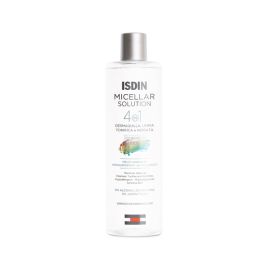 Isdin Micellar Solution 400ml - Agua micelar 4 en 1: desmaquilla, limpia, tonifica e hidrata